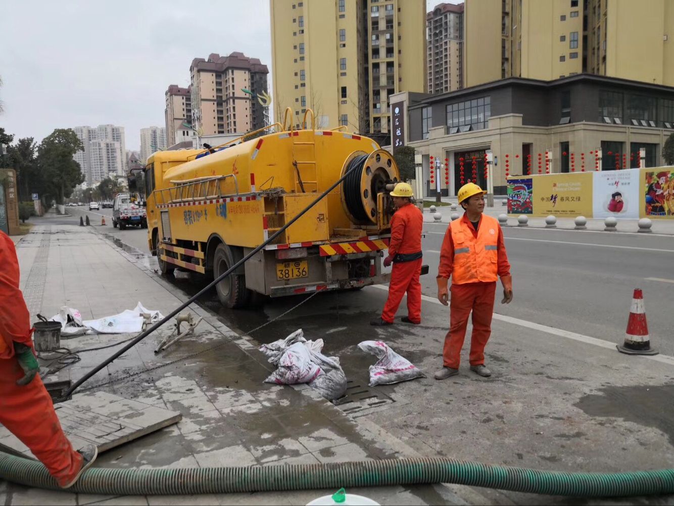 淇县排污管道清淤-管道清洗